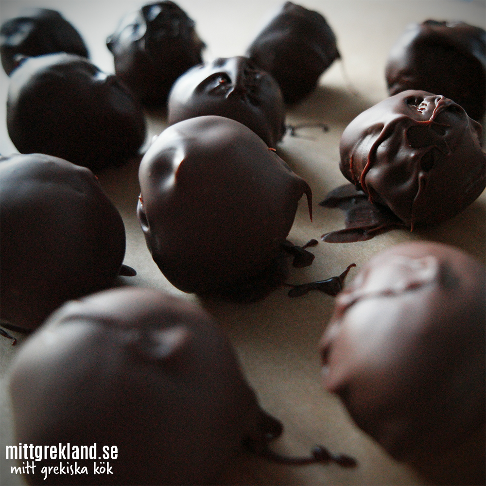 Chokladbollar med Metaxa