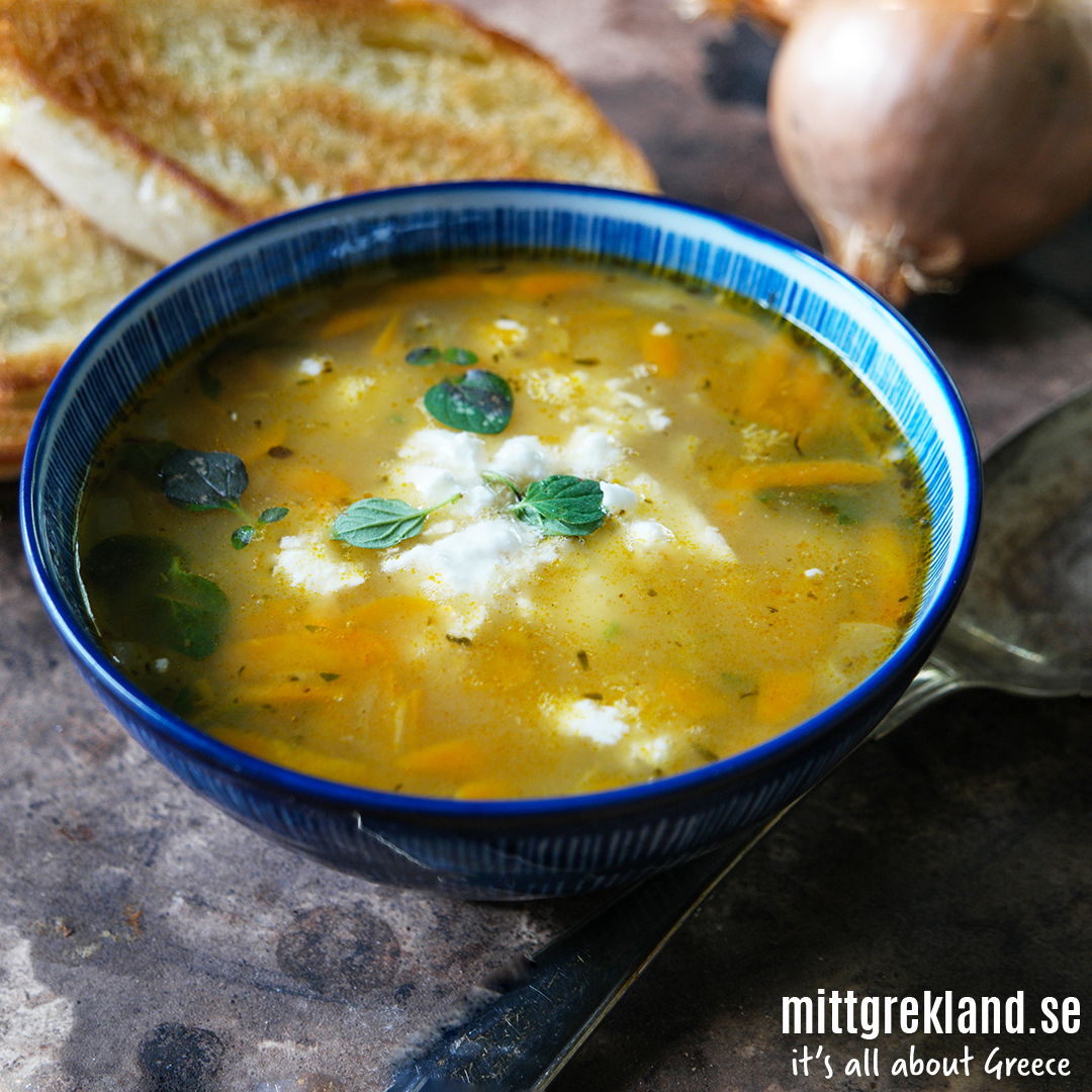 Soppa med fetaost